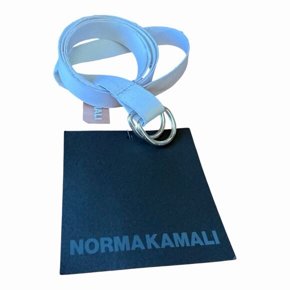 Norma Kamali Skinny Belt Bundle 3 NWT One Size White Dust Southwest D Ring main image 6